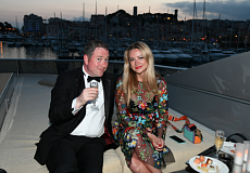 Business meetings on the luxurious yacht “VENTURA” as a part of the 2018 Cannes Film Festival